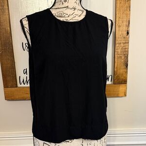 Banana Republic black sleeveless tank top.